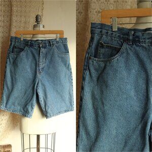 Great Land Men's Jean Shorts, Size 36, Medium Wash
